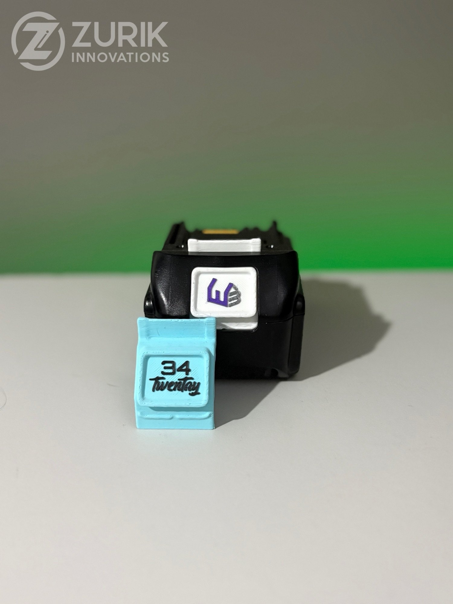 Custom Label Logo for Tools, White Blue Black Purple Silver